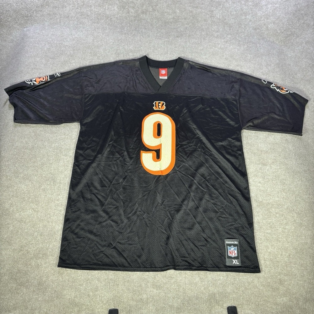 Vintage Cincinnati Bengals Carson Palmer #9 Jersey Mens XL Black Reebok NFL